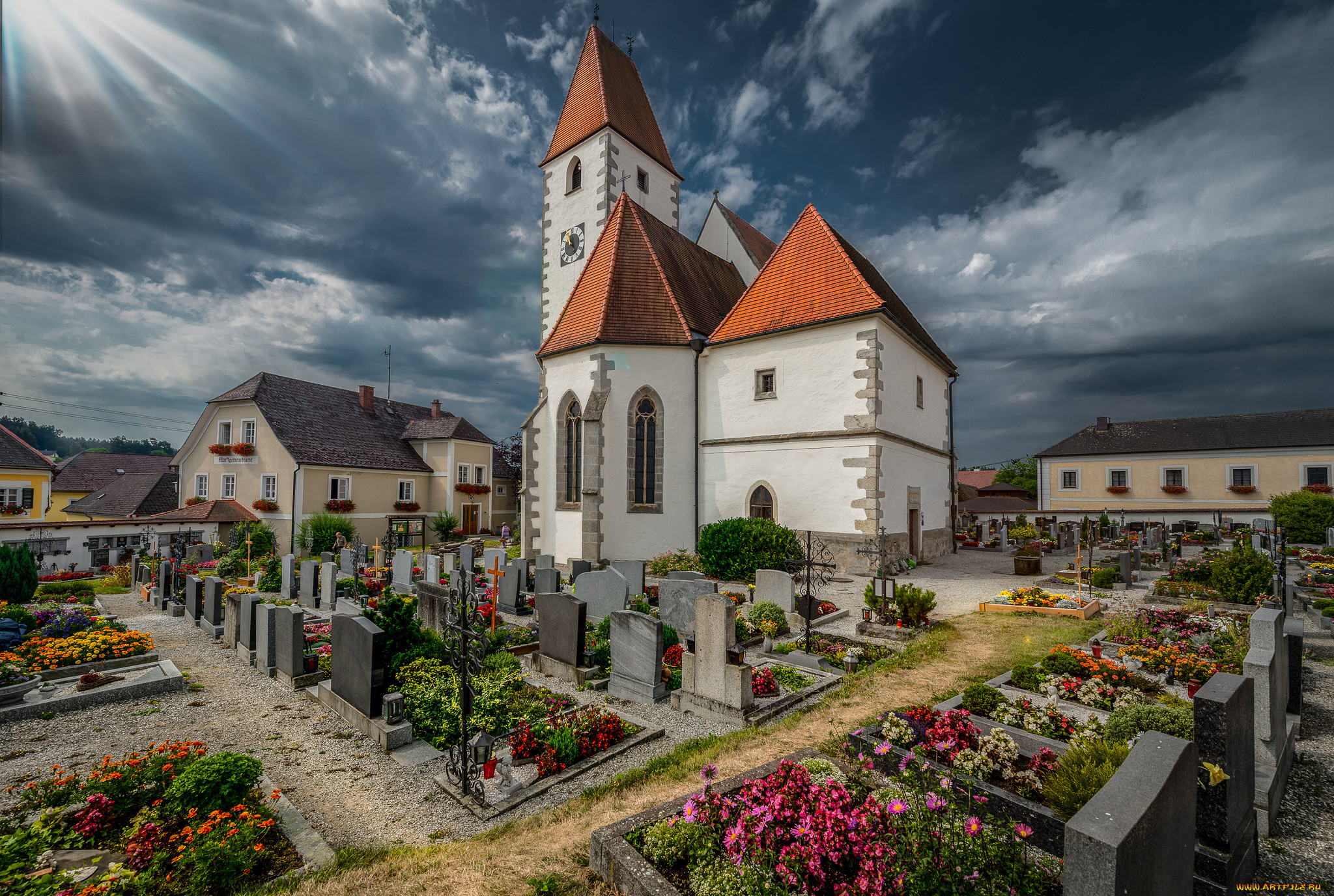 church of lasberg in upper austria, , -  ,  ,  , , 
